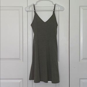 Olive Green Skater Dress